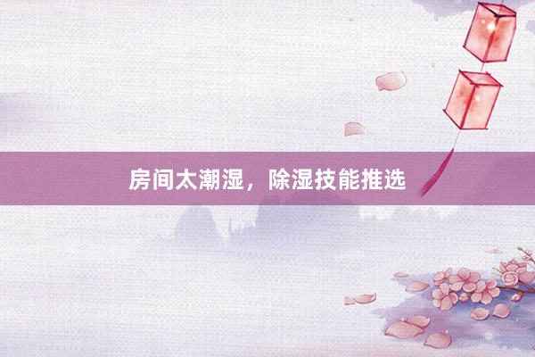房间太潮湿，除湿技能推选